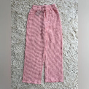NWT SHEIN pull on pants elastic waist pink size S